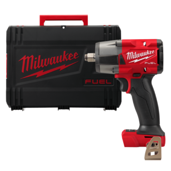 Гайковерт акумуляторний безщітковий 1/2'' MILWAUKEE, M18 FMTIW2F12-0Х, 881Нм, з кільцем (каркас, кліпса для реміня, HDкейс)