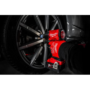 Гайковерт акумуляторний безщітковий 1/2'' MILWAUKEE, M18 FMTIW2F12-0Х, 881Нм, з кільцем (каркас, кліпса для реміня, HDкейс)