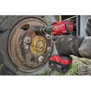 Гайковерт акумуляторний безщітковий 1/2'' MILWAUKEE, M18 FMTIW2F12-0Х, 881Нм, з кільцем (каркас, кліпса для реміня, HDкейс)