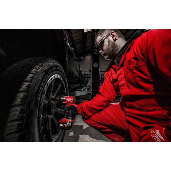 Гайковерт акумуляторний безщітковий 1/2'' MILWAUKEE, M18 FMTIW2P12-0X, 881Нм, с пином (каркас, кліпса для реміня, картонне пакув