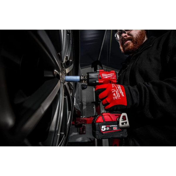 Гайковерт акумуляторний безщітковий 1/2'' MILWAUKEE, M18 FMTIW2P12-0X, 881Нм, с пином (каркас, кліпса для реміня, картонне пакув