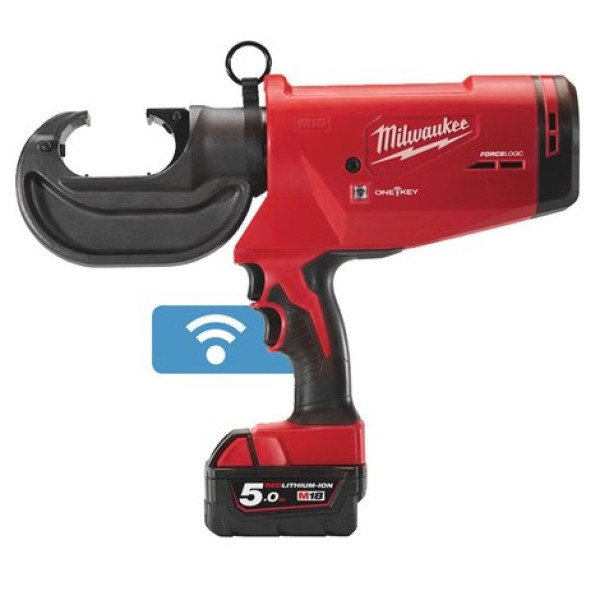Обтискач гідравлічний акумуляторний для кабелів MILWAUKEE, M18 HCCT109/42-522C (зарядний пристрій М12-18 FС, 1 акумулятор М18 В2 Обтискач гідравлічний акумуляторний для кабелів MILWAUKEE, M18 HCCT109/42-522C (зарядний пристрій М12-18 FС, 1 акумулятор М18 В2
