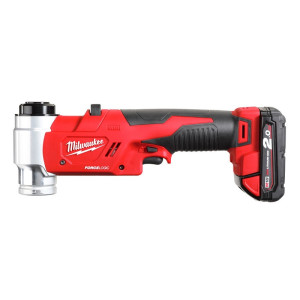 Пробійник гідравлічний для отворів акумуляторний FORCE LOGIC MILWAUKEE M18 HKP-201C (зарядний пристрій, 1 акумулятор М18 2Аг, ак