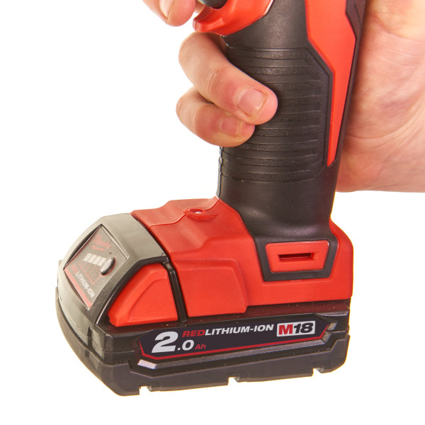Пробійник гідравлічний для отворів акумуляторний FORCE LOGIC MILWAUKEE M18 HKP-201C (зарядний пристрій, 1 акумулятор М18 2Аг, ак Пробійник гідравлічний для отворів акумуляторний FORCE LOGIC MILWAUKEE M18 HKP-201C (зарядний пристрій, 1 акумулятор М18 2Аг, ак