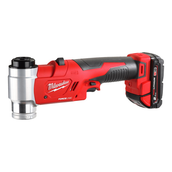 Пробійник гідравлічний для отворів акумуляторний FORCE LOGIC MILWAUKEE M18 HKP-201C (зарядний пристрій, 1 акумулятор М18 2Аг, ак Пробійник гідравлічний для отворів акумуляторний FORCE LOGIC MILWAUKEE M18 HKP-201C (зарядний пристрій, 1 акумулятор М18 2Аг, ак