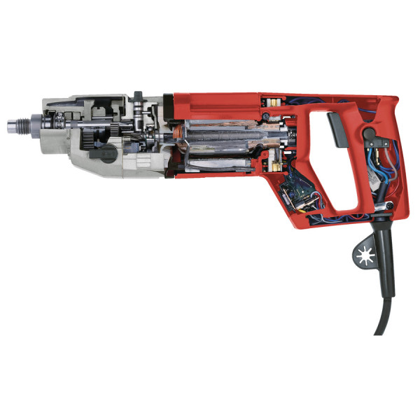 Дриль для сухого алмазного свердління MILWAUKEE, DD2-160XE, 50Нм (1500Вт, 2 швидкісті, кейс)