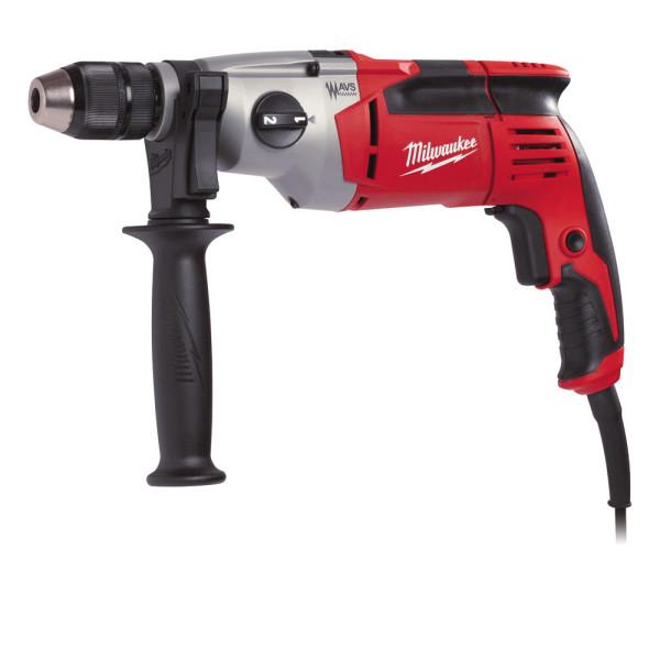 Дриль з ударом двошвидкісний MILWAUKEE, PD2E 24 R, 1020Вт (60Нм) (бічна рукоять, HD кейс) Дриль з ударом двошвидкісний MILWAUKEE, PD2E 24 R, 1020Вт (60Нм) (бічна рукоять, HD кейс)