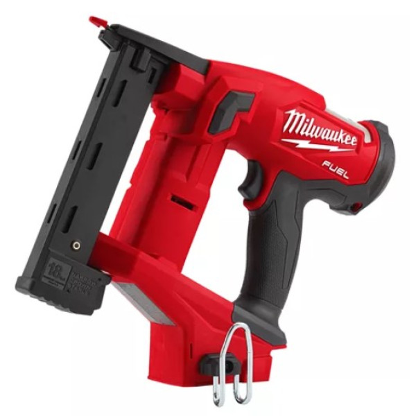 Степлер скобозабивний акумуляторний завужений безщітковий MILWAUKEE, M18 FNCS18GS-0X, скоба 9,5-38мм (каркас, HDкейс)