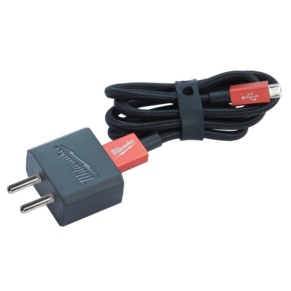 Зарядний пристрій Micro-USB MILWAUKEE, QUSB, 220В Зарядний пристрій Micro-USB MILWAUKEE, QUSB, 220В