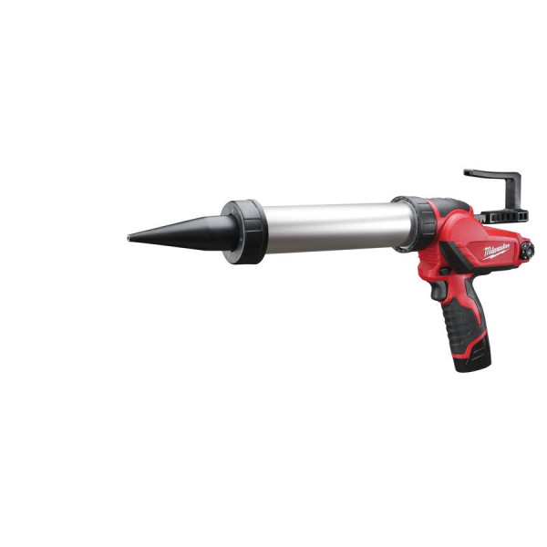 Пістолет для герметиків акумуляторний MILWAUKEE, M12 PCG/400A-201B, 400мл (зарядний пристрій, 1 акумулятор М12 В2 2Ач, алюмінієв Пістолет для герметиків акумуляторний MILWAUKEE, M12 PCG/400A-201B, 400мл (зарядний пристрій, 1 акумулятор М12 В2 2Ач, алюмінієв