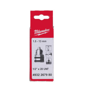 Патрон ключовий MILWAUKEE, 1,5-13мм 1/2''х20
