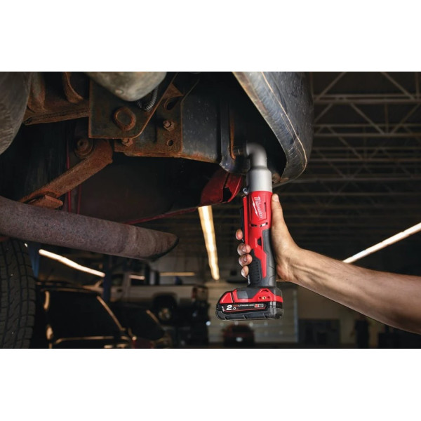 Гвинтокрут кутовий акумуляторний 3/8'' MILWAUKEE, M18 BRAIW-0, 76Нм (каркас, картонне пакування)