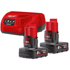 Енергокомплект Li-Ion MILWAUKEE, M12 NRG-602 (заря...