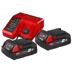 Енергокомплект Li-Ion MILWAUKEE, M18 NRG-202 (заря...