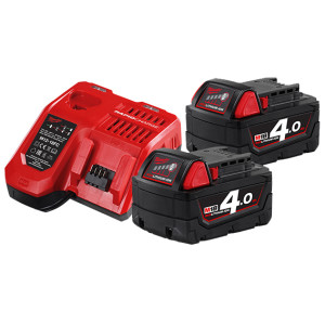 Енергокомплект Li-Ion MILWAUKEE, M18 NRG-402 (заря...