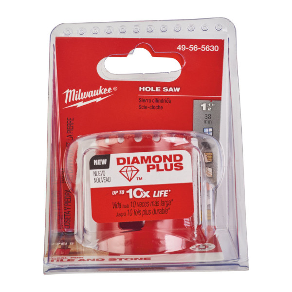 Коронка алмазна Diamond Plus MILWAUKEE, діаметр 38мм (5/8''х18) (свердління з водою) (заміна на 4932500116) Коронка алмазна Diamond Plus MILWAUKEE, діаметр 38мм (5/8''х18) (свердління з водою) (заміна на 4932500116)