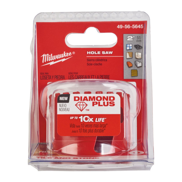 Коронка алмазна Diamond Plus MILWAUKEE, діаметр 51мм (5/8''х18) (свердління з водою) (заміна на 4932500118) Коронка алмазна Diamond Plus MILWAUKEE, діаметр 51мм (5/8''х18) (свердління з водою) (заміна на 4932500118)