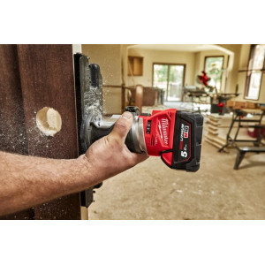 Фрезер кромкувальний акумулятрний MILWAUKEE, M18 FTR8-0X, цанга 6/8мм (насадки для відалення пилу 2шт, накладка 146мм, цанга 1х6