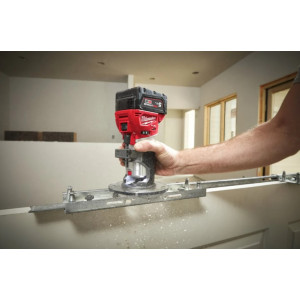 Фрезер кромкувальний акумулятрний MILWAUKEE, M18 FTR8-0X, цанга 6/8мм (насадки для відалення пилу 2шт, накладка 146мм, цанга 1х6