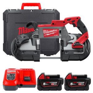 Пила стрічкова акумуляторна MILWAUKEE, M18 CBS125-...