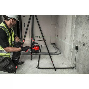 Нівелір лазерний лінійно-точковий акумуляторний MILWAUKEE M12 CLLP-301C (зелений промінь)