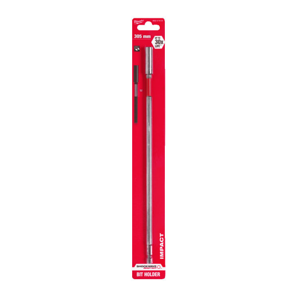 Тримач для біт магнітний ShW 1/4'' Hex MILWAUKEE, 305мм Тримач для біт магнітний ShW 1/4'' Hex MILWAUKEE, 305мм