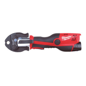 Обтискач гідравлічний акумуляторний для труб MILWAUKEE, M12 HPT-202C V-SET2 (зарядний пристрій С12 С, 2 акумулятори М12 В2 2Аг,
