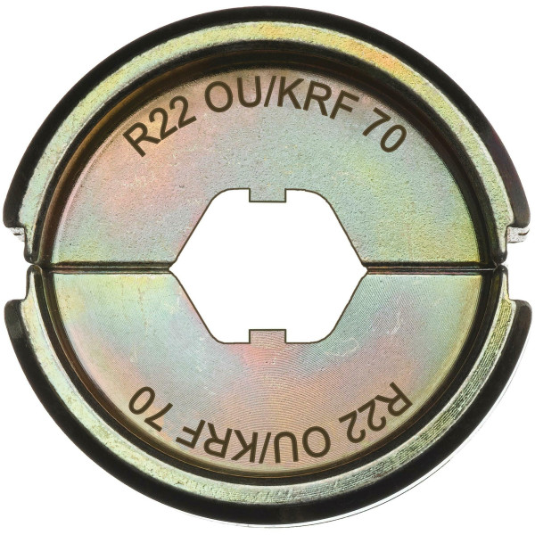 Матриця обтискна для кабелів та конекторів MILWAUKEE, R22 OU/KRF 70