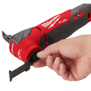 Інструмент багатофунціональний акумуляторний MILWAUKEE, M18 FMT-0X (каркас, універсальне лезо, шліфувальна підошва, шліфувальний