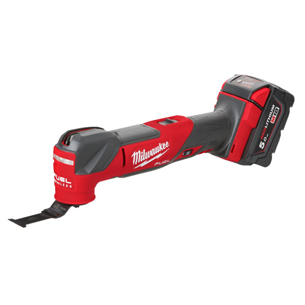 Інструмент багатофунціональний акумуляторний MILWAUKEE, M18 FMT-502X (зарядний.пристрій M12-18 FC, 2 акумулятори М18 В5 5Аг, уні