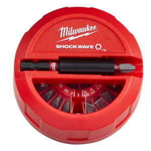 Набір біт SHOCKWAVE MILWAUKEE, (15шт), пластиковий...