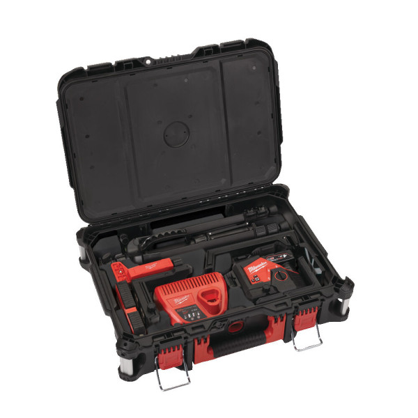 Нівелір лазерний 3D акумуляторний MILWAUKEE, M12 3PLKIT-401P (360 градусів, зелений промінь)