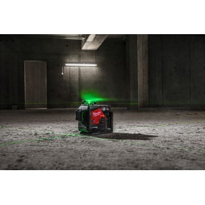 Нівелір лазерний 3D акумуляторний MILWAUKEE, M12 3PLKIT-401P (360 градусів, зелений промінь)