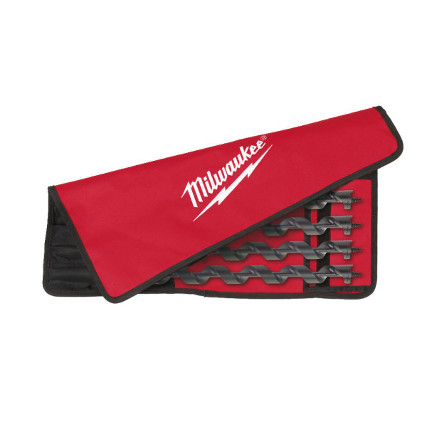 Набір свердл по дереву спіральних Impact Linemans MILWAUKEE (4шт) трикотажний чохол Набір свердл по дереву спіральних Impact Linemans MILWAUKEE (4шт) трикотажний чохол