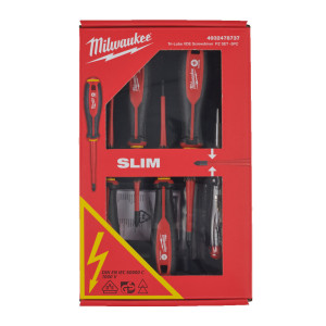 Набір викруток ізольованих VDE MILWAUKEE, (SL3/SL4...