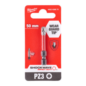 Біта SHOCKWAVE MILWAUKEE, PZ3, 50мм