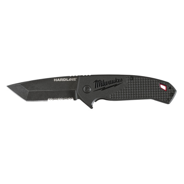 Ніж складний HARDLINE Serrated MILWAUKEE з серейторним лезом 75мм