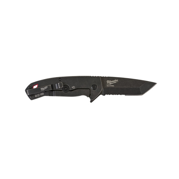Ніж складний HARDLINE Serrated MILWAUKEE з серейторним лезом 75мм