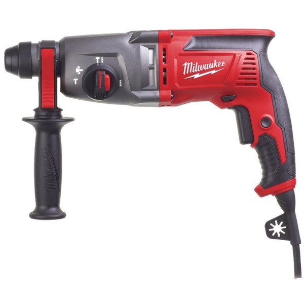 Перфоратор SDS-PLUS MILWAUKEE, PH 26 T, 800Вт, 2,4Дж (3 режими) (бічна рукоять, обмежувач глибини, кейс) Перфоратор SDS-PLUS MILWAUKEE, PH 26 T, 800Вт, 2,4Дж (3 режими) (бічна рукоять, обмежувач глибини, кейс)