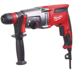 Перфоратор SDS-PLUS MILWAUKEE, PH 26 TX, 800Вт, 2,4Дж (3 режими) (бічна рукоять, обмежувач глибини, кейс)