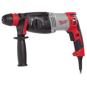 Перфоратор SDS-PLUS MILWAUKEE, PH 28 X (3 режими) (бічна рукоять, обмежувач глибини, кейс)