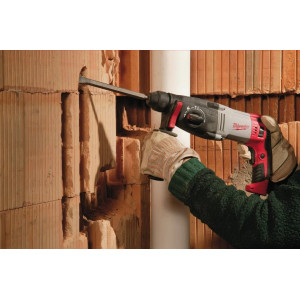 Перфоратор SDS-PLUS MILWAUKEE, PH 28 X (3 режими) (бічна рукоять, обмежувач глибини, кейс)