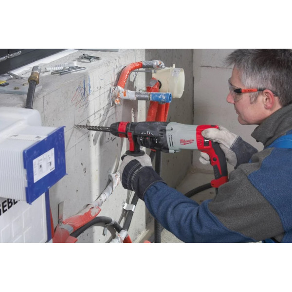 Перфоратор SDS-PLUS MILWAUKEE, PH 30 PowerX, 1030Вт, 3,6Дж (3 режими) (бічна рукоять, обмежувач глибини, кейс)