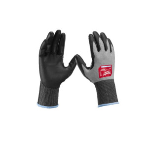 Рукавиці робочі Hi-Dex MILWAUKEE, з опором порізам 2/B рівня, розмір 9/L, (12 пар)