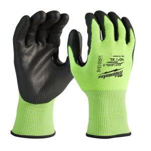 Рукавиці робочі сигнальні Hi-Vis MILWAUKEE, з опор...
