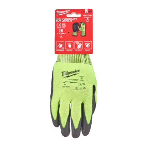 Рукавиці робочі сигнальні Hi-Vis MILWAUKEE, з опор...