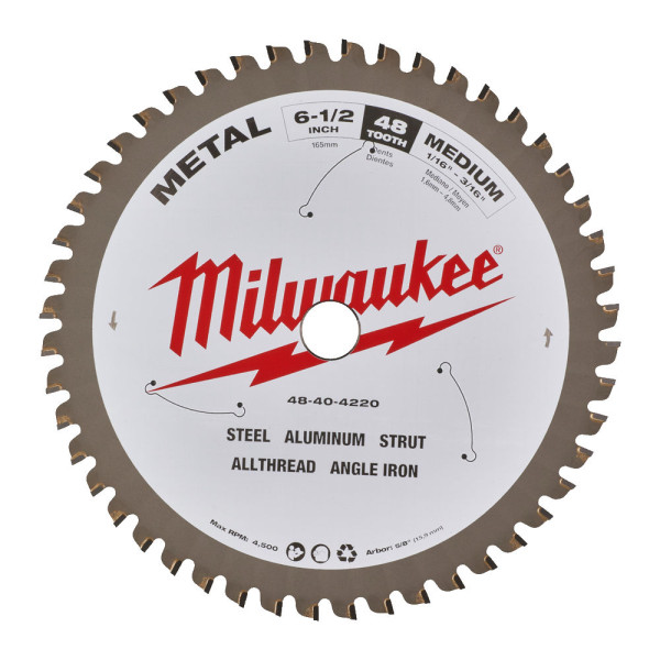 Диск пиляльний по металу MILWAUKEE, діаметр 165х15,87х1,8мм, 50 зуб. Диск пиляльний по металу MILWAUKEE, діаметр 165х15,87х1,8мм, 50 зуб.