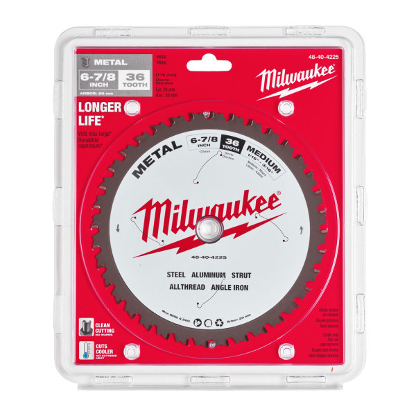 Диск пиляльний по металу PFTE MILWAUKEE, діаметр 174х20х1,6мм, 60 зуб. Диск пиляльний по металу PFTE MILWAUKEE, діаметр 174х20х1,6мм, 60 зуб.