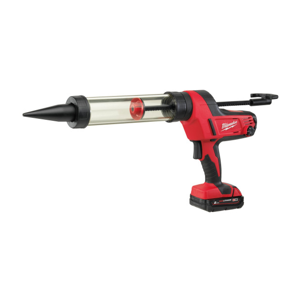 Пістолет для герметиків акумуляторний MILWAUKEE C18 PCG/400T-201B, 400мл (зарядний пристрій М12-18 С, 1 акумулятор М18 В2 2Аг, п Пістолет для герметиків акумуляторний MILWAUKEE C18 PCG/400T-201B, 400мл (зарядний пристрій М12-18 С, 1 акумулятор М18 В2 2Аг, п