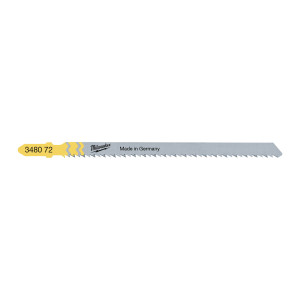 Полотна для лобзиків T101BR MILWAUKEE, 105х2,5мм, (5шт), (зворотній різ)